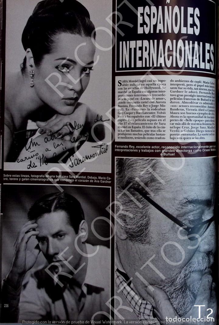 Coleccionismo de revistas y peri&oacute;dicos: sara montiel mario cabre fernando rey