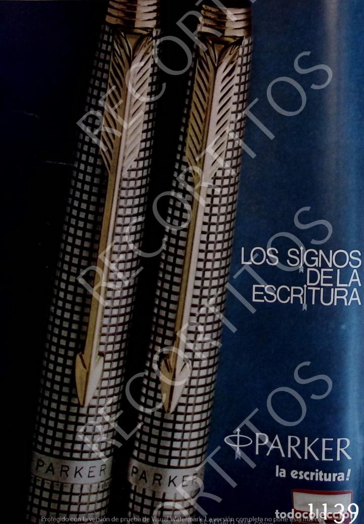 Coleccionismo de Revistas y Peri&oacute;dicos: ANUNCIO PARKER ESTILOGRAFICA