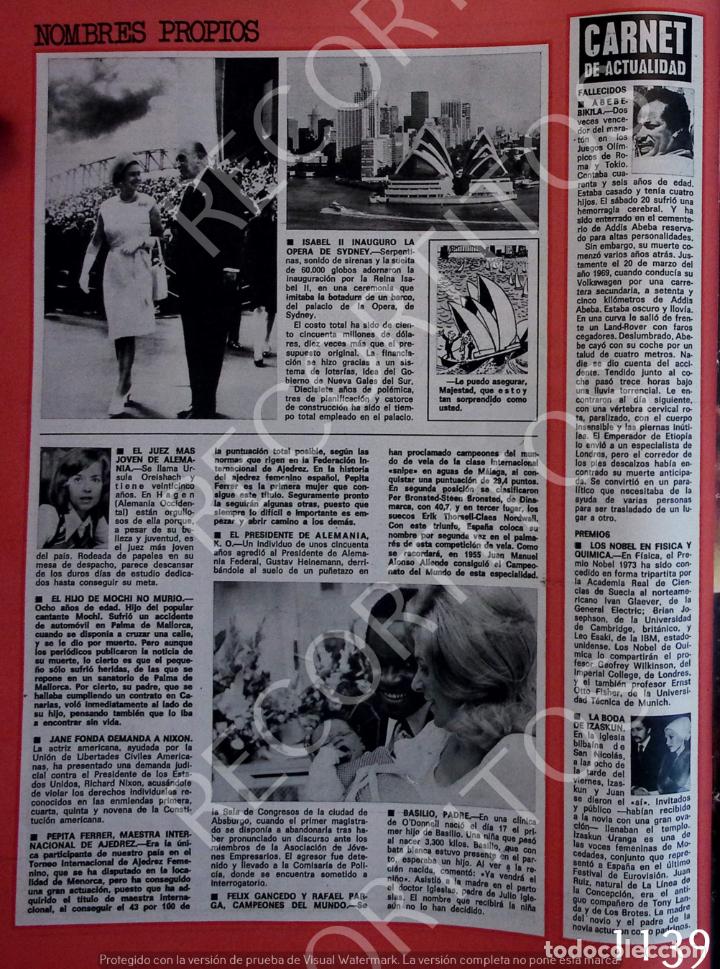 Coleccionismo de Revistas y Peri&oacute;dicos: BODA IZASKUN MOCEDADES BASILIO ELIZABETH II EN SIDNEY