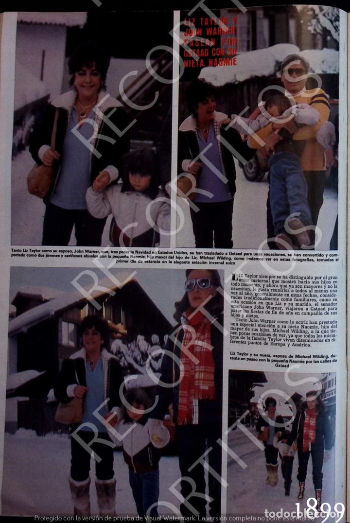 Coleccionismo de Revistas y Peri&oacute;dicos: ELIZABETH TAYLOR EN GSTAAD JOHN WARNER