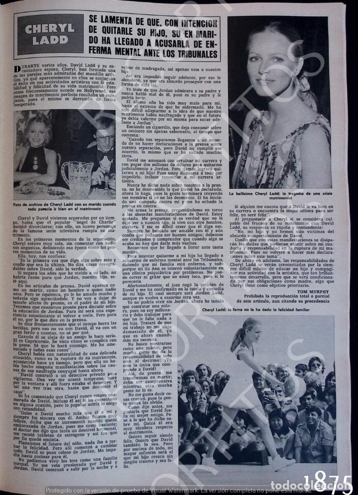 Coleccionismo de Revistas y Peri&oacute;dicos: CHERYL LADD LOS ANGELES DE CHARLIE