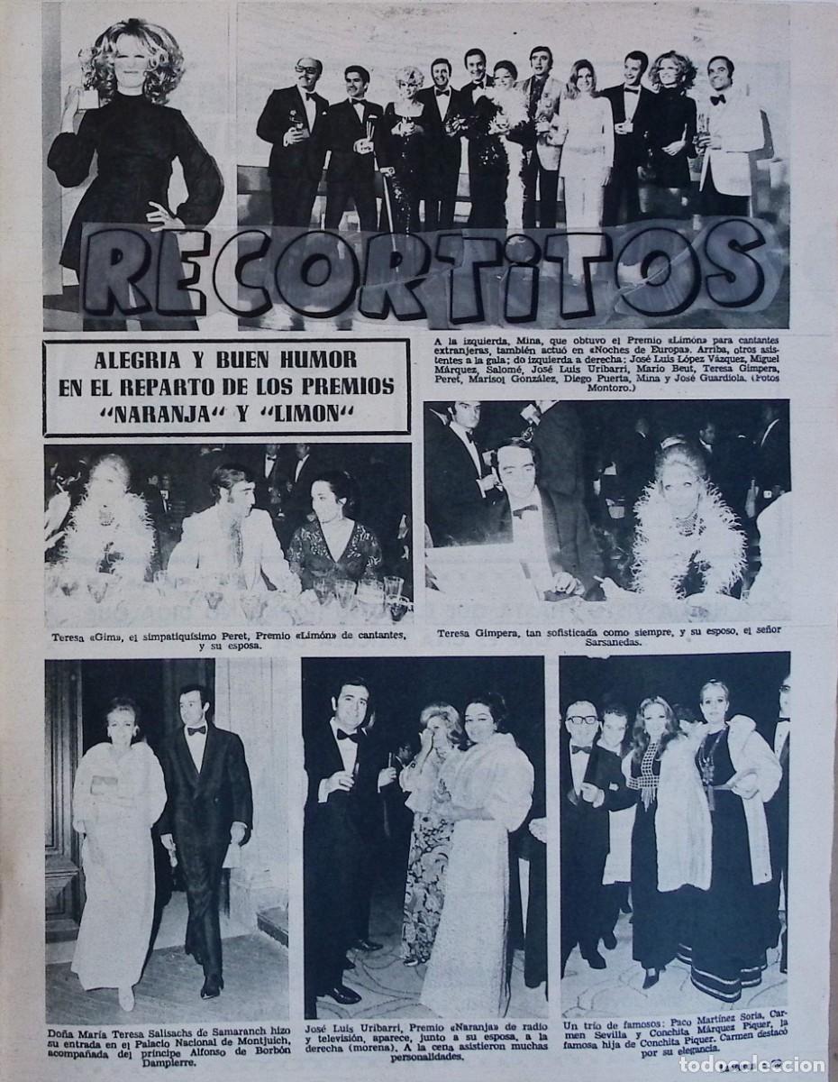 Collection Magazines and Newspapers: mina carmen sevilla teresa gimpera paco martiinez soria jose luis lopez vazquez peret