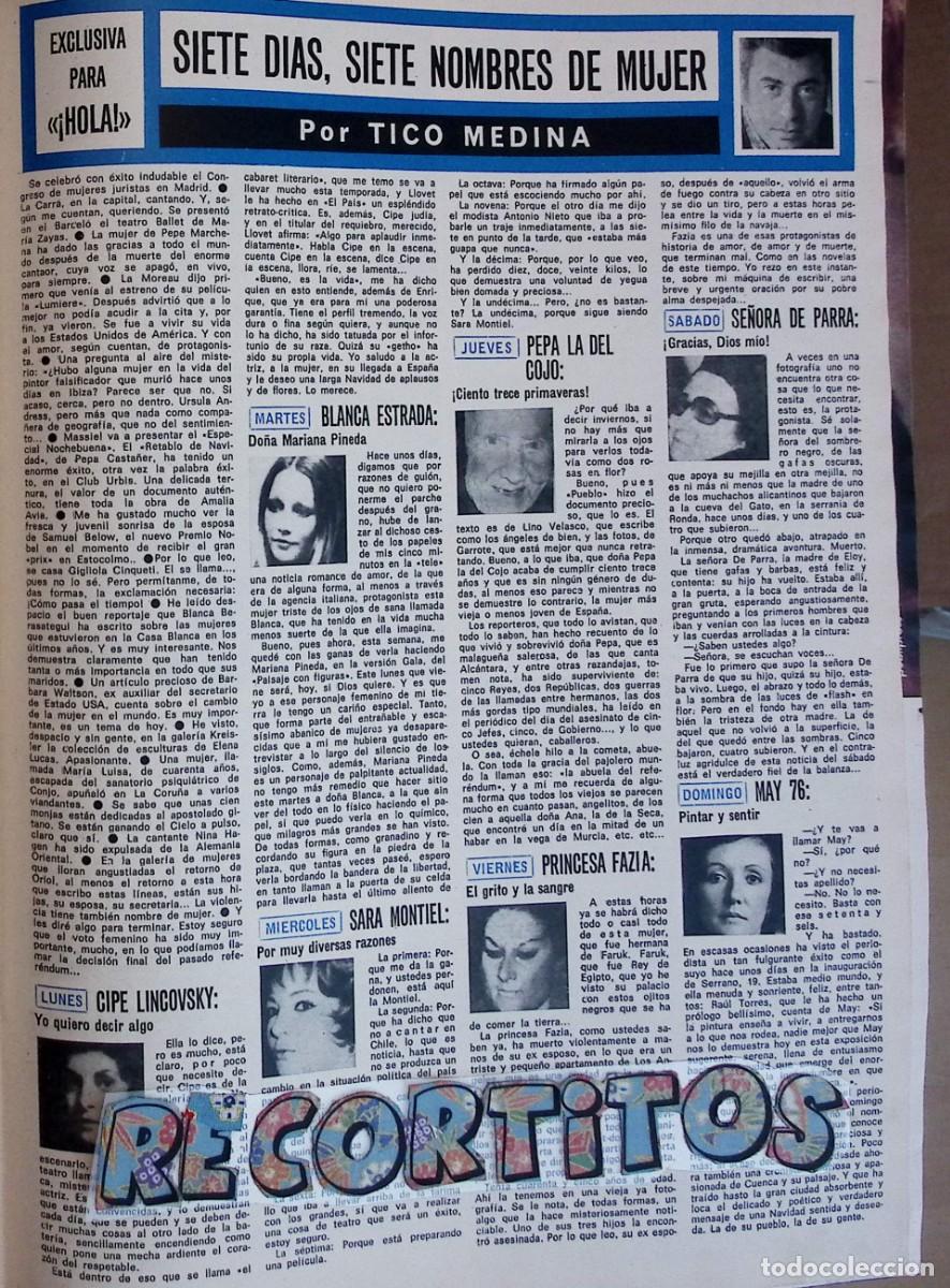 Coleccionismo de revistas y peri&oacute;dicos: sara montiel