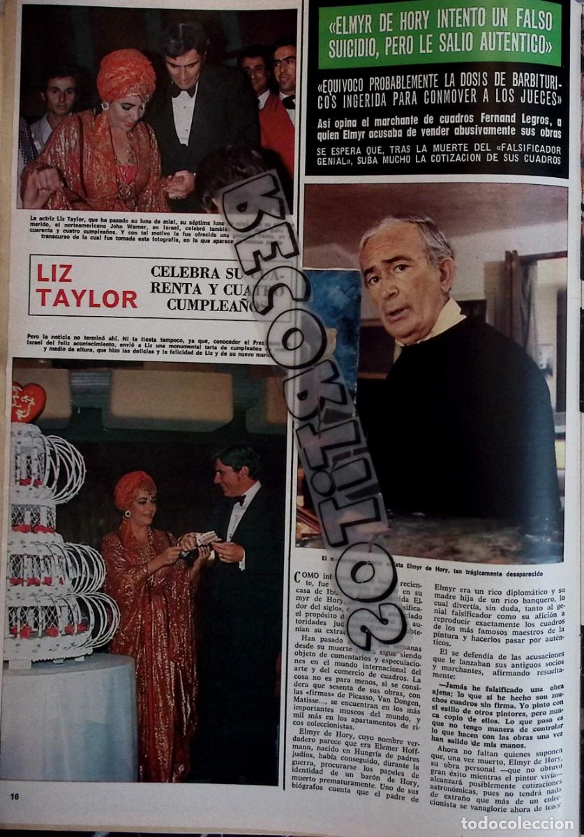 Coleccionismo de Revistas y Peri&oacute;dicos: elizabeth taylor liz elmyr de hory