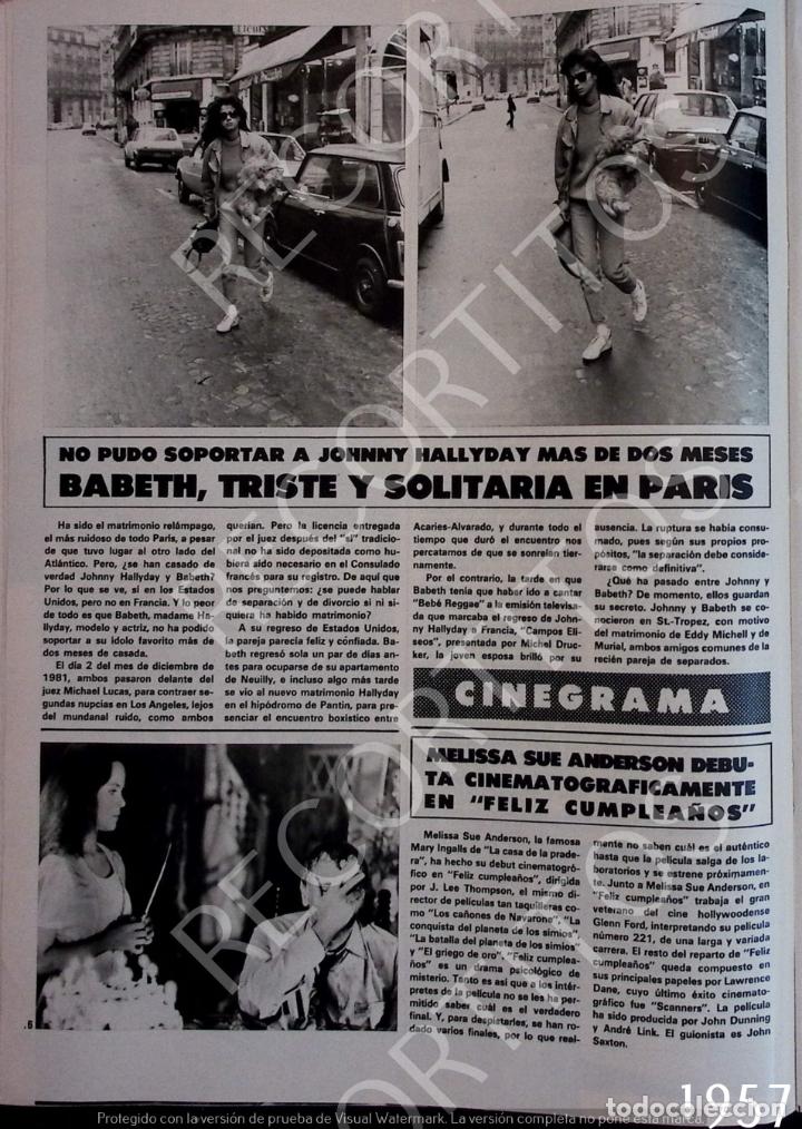 Colecionismo de Revistas e Jornais: MELISSA SUE ANDERSON LA CASA DE LA PRADERA babeth