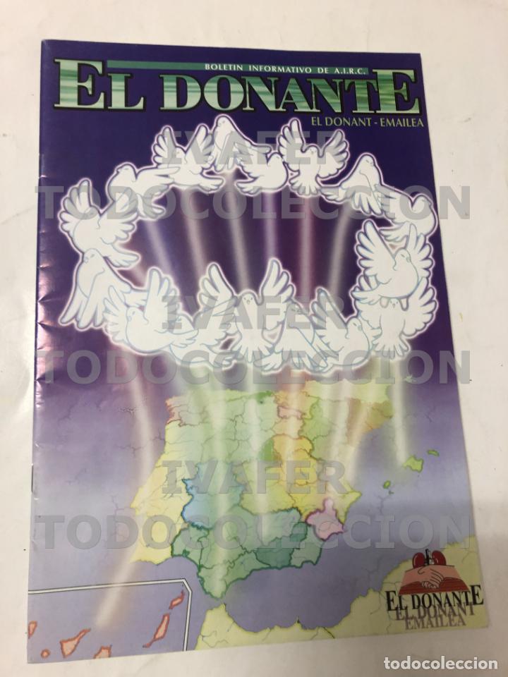 Collectionnisme de Revues et Journaux: REVISTA EL DONANTE BOLETIN INFORMATIVO DE A.I.R.C., 34 PAGINAS, 1997