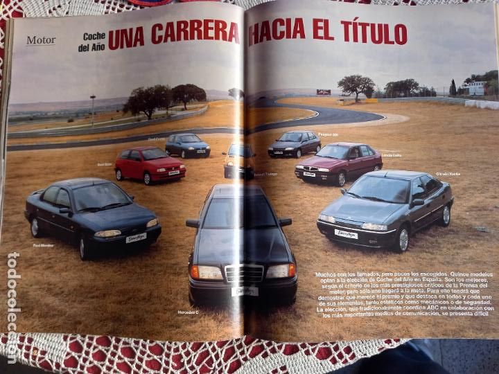 Coleccionismo de Revistas y Peri&oacute;dicos: COCHE DEL A&Ntilde;O 1993 CITROEN OPEL CORSA RENAULT FORD MONDEO