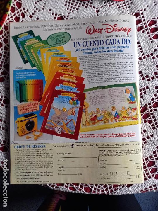 Coleccionismo de Revistas y Peri&oacute;dicos: ANUNCIO DISNEY UN CUENTO CADA DIA