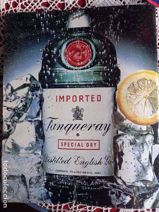 Coleccionismo de revistas y peri&oacute;dicos: ANUNCIO GIN TANQUERAY GINEBRA