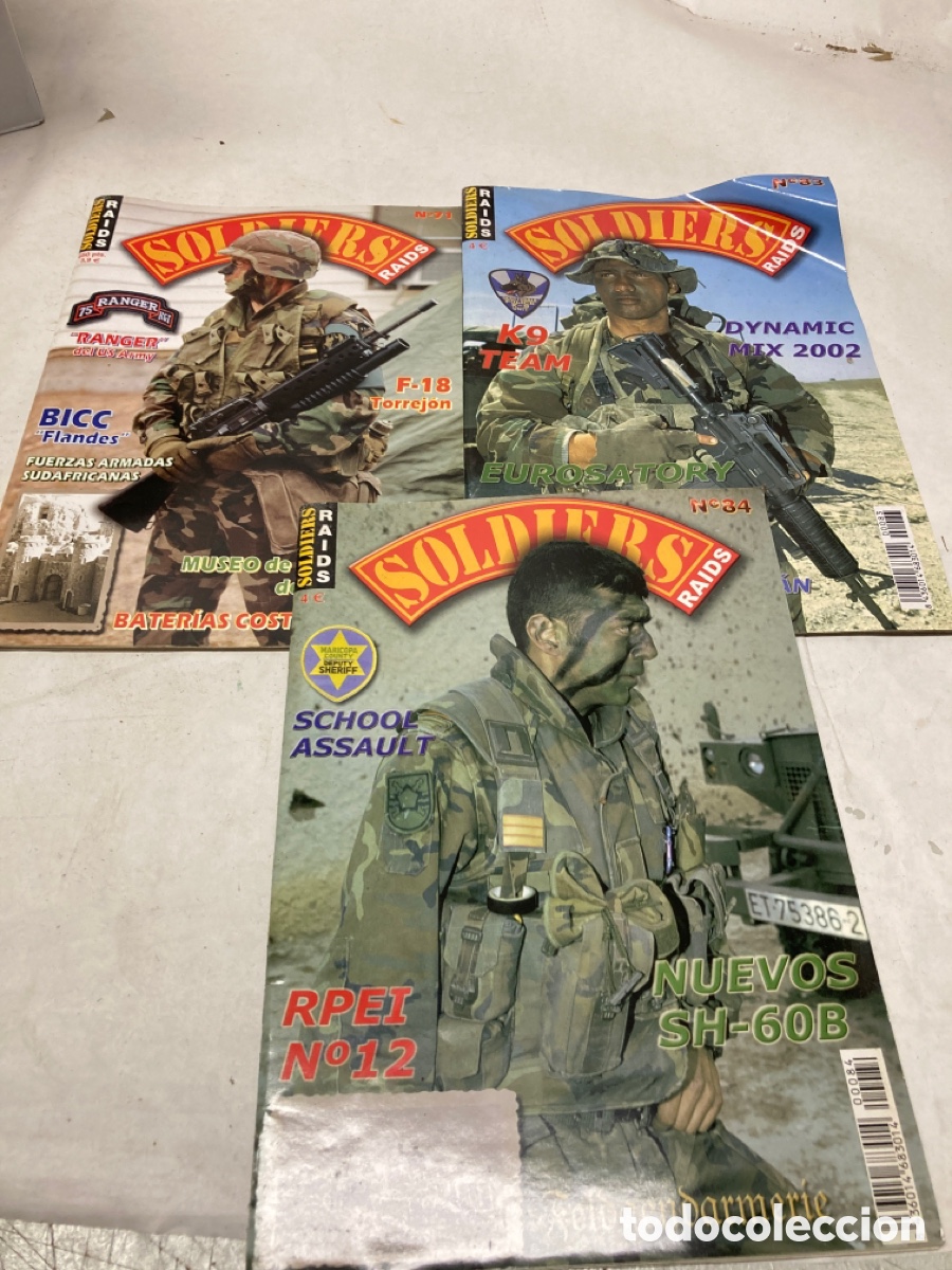 Coleccionismo de Revistas y Peri&oacute;dicos: 3 revista Soldiers.