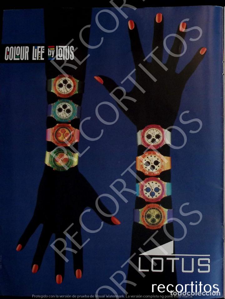 Collection Magazines and Newspapers: ANUNCIO RELOJ LOTUS