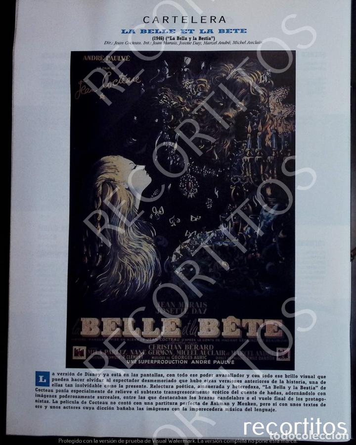 Coleccionismo de Revistas y Peri&oacute;dicos: LA BELLE ET LA BETE LA BELLA Y LA BESTIA JEAN MARAIS