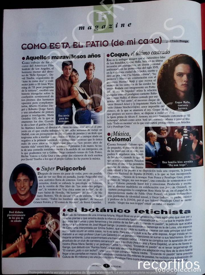 Coleccionismo de Revistas y Peri&oacute;dicos: COQUE MALLA MIGUEL BOSE PENELOPE CRUZ ROSA MARIA SARDA ARIADNA GIL GABINO DIEGO JORGE SANZ