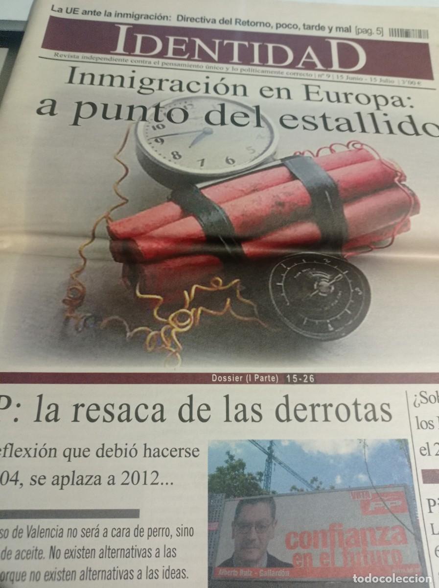 Coleccionismo de revistas y peri&oacute;dicos: REVISTA IDENTIDAD CONTRA EL PENSAMIENTO &Uacute;NICO N&ordm; 9, JULIO DE 2008 REF. UR MES 10
