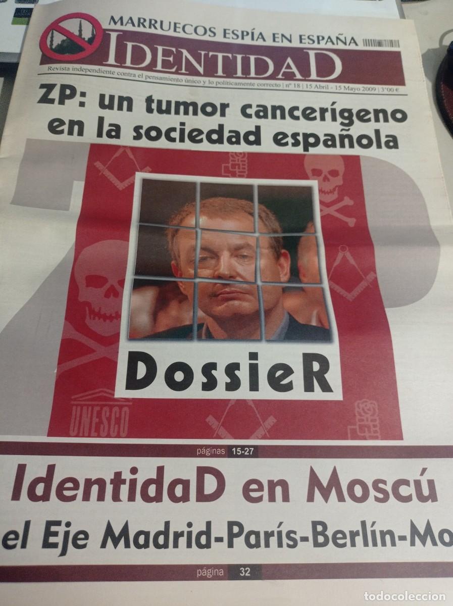 Coleccionismo de revistas y peri&oacute;dicos: REVISTA IDENTIDAD CONTRA EL PENSAMIENTO &Uacute;NICO N&ordm; 18, MAYO DE 2009 REF. UR MES 10