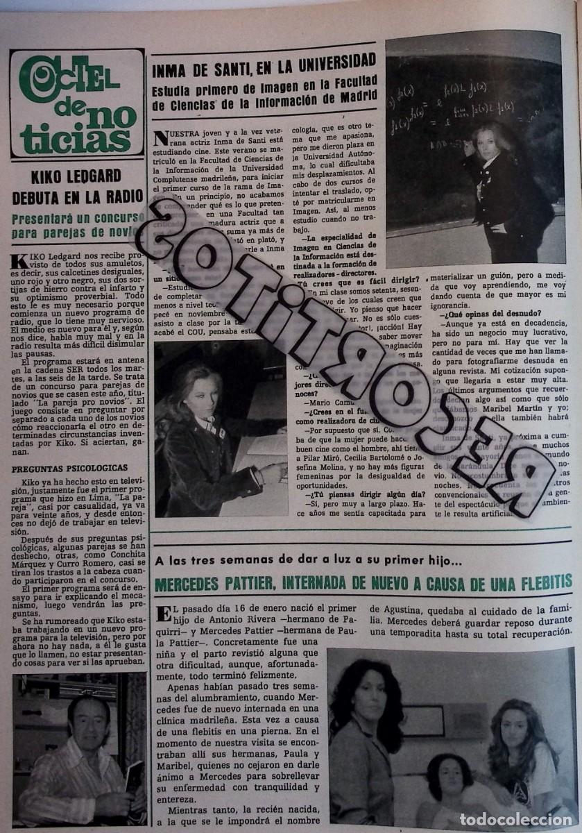 Sammeln von Zeitschriften und Zeitungen: INMA DE SANTI SANTIS