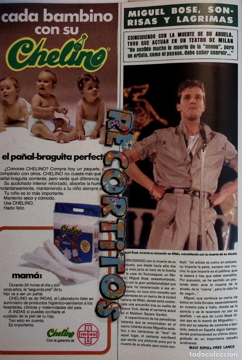Coleccionismo de Revistas y Peri&oacute;dicos: anuncio pa&ntilde;ales chelino miguel bose