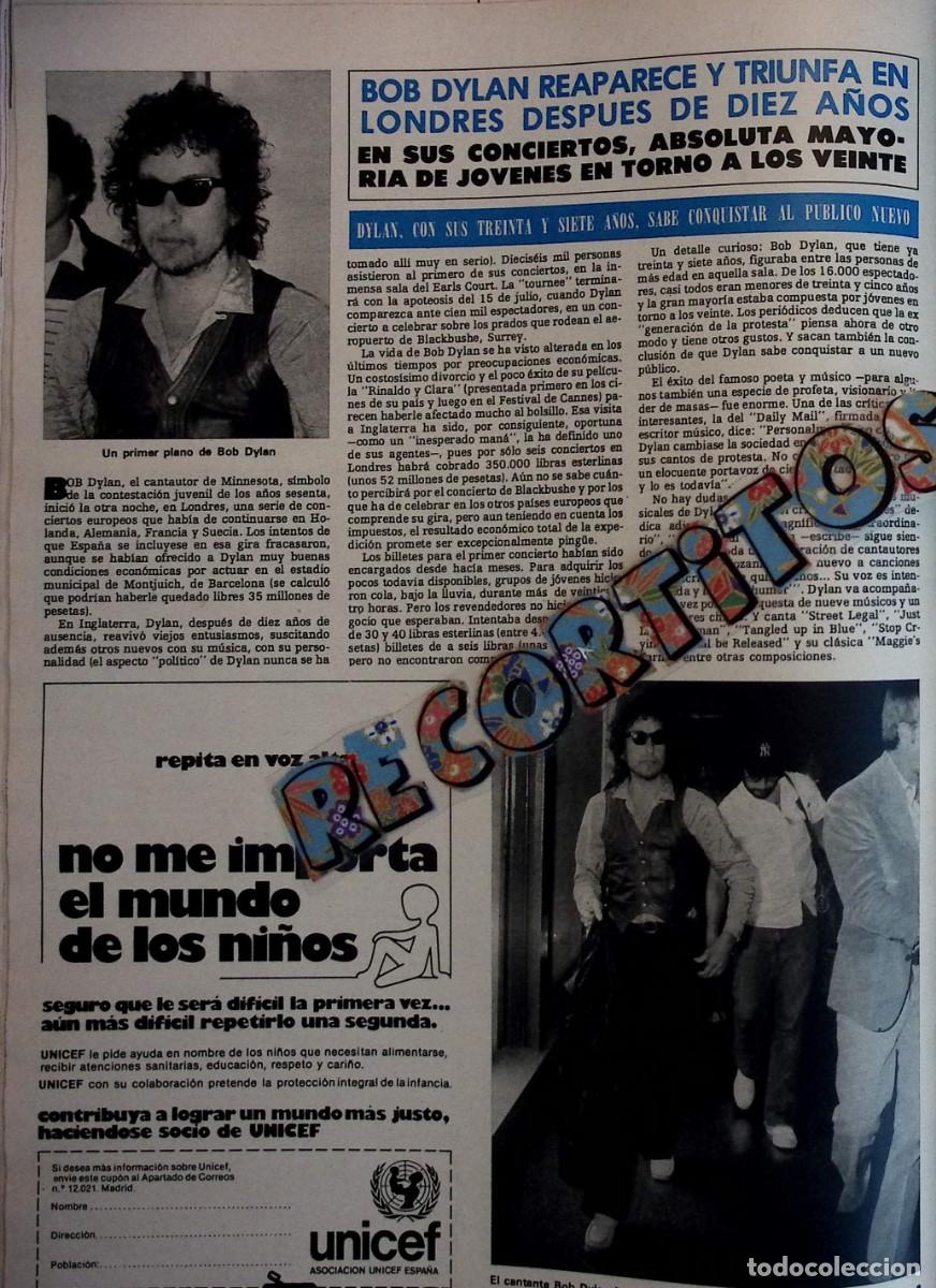 Collezionismo di Riviste e Giornali: bob dylan