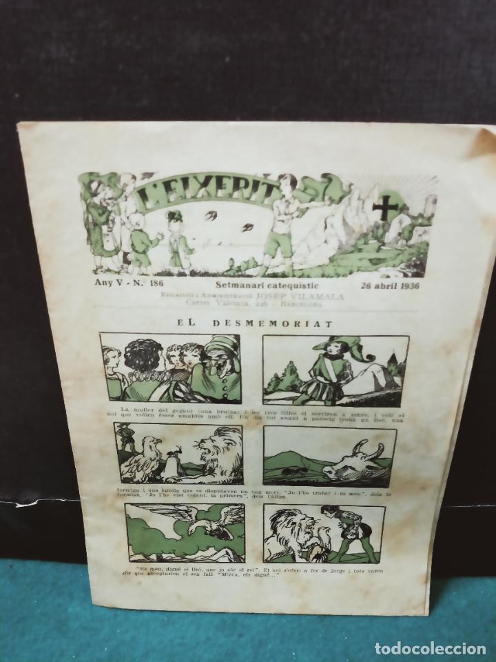 Coleccionismo de revistas y peri&oacute;dicos: L'EIXERIT N&ordm; 186. SEMANARI CATEQUISTIC 26 ABRIL 1936.