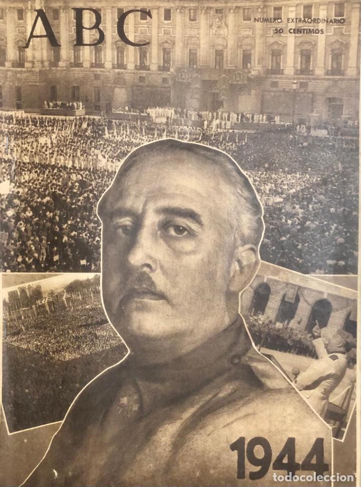 Coleccionismo de Revistas y Peri&oacute;dicos: Peri&oacute;dico ABC Extraordinario 1 Enero 1944. Buena conservaci&oacute;n
