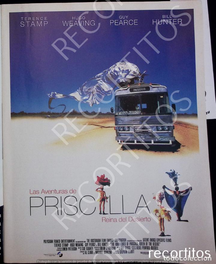 Coleccionismo de Revistas y Peri&oacute;dicos: PRISCILLA REINA DEL DESIERTO ANUNCIO CARTEL TERENCE STAMP GUY PEARCE ABBA