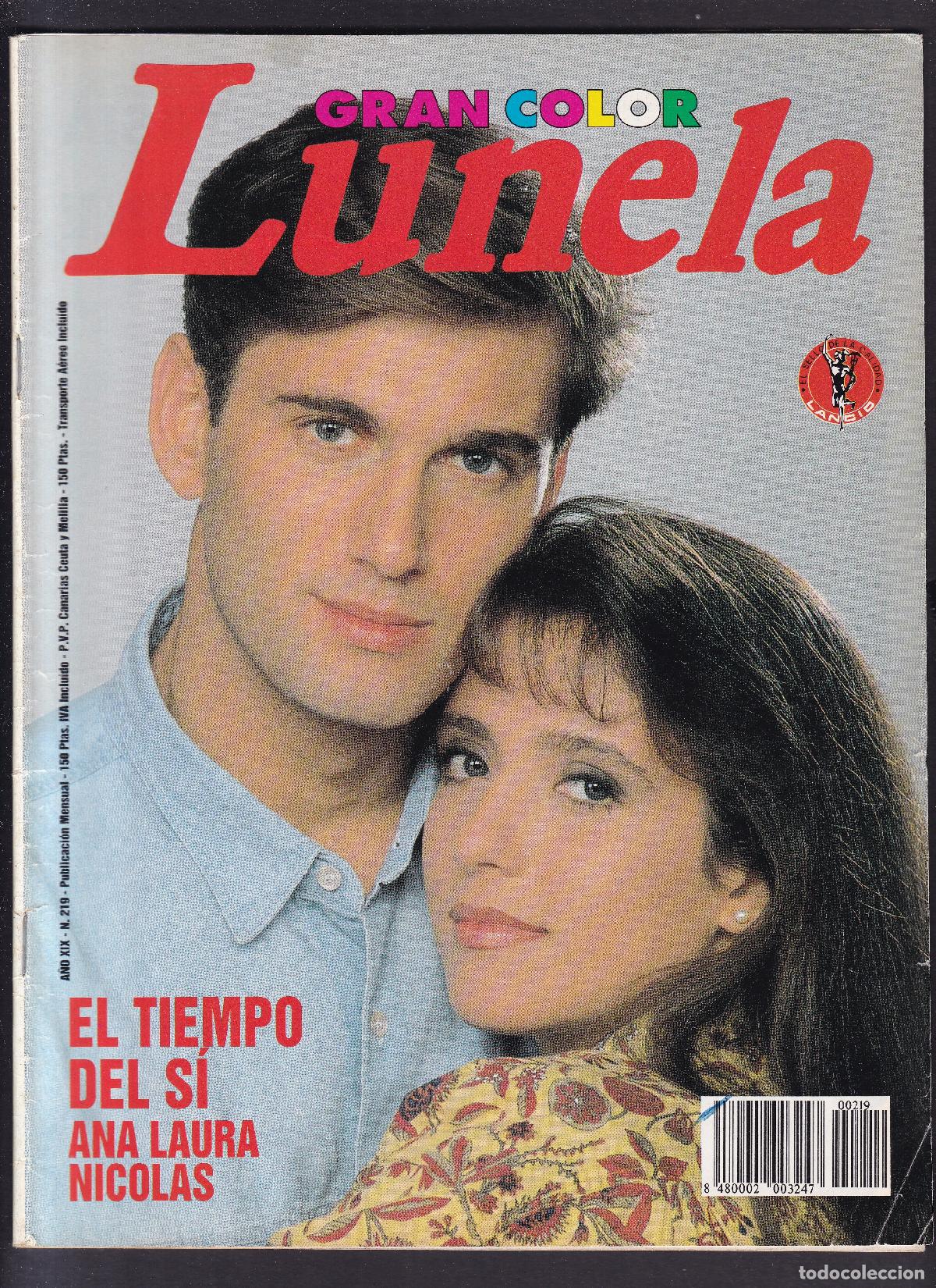 Coleccionismo de Revistas y Peri&oacute;dicos: LUNELA GRAN COLOR - N&ordm; 219 - LANCIO FILMS 1993 - FOTONOVELA