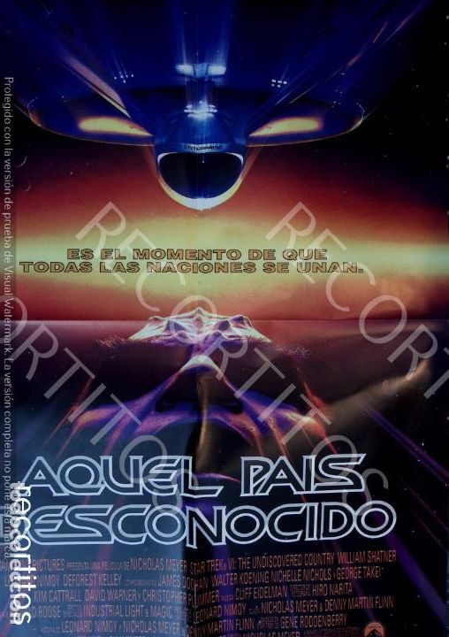 Coleccionismo de revistas y peri&oacute;dicos: POSTER STAR TREK VI