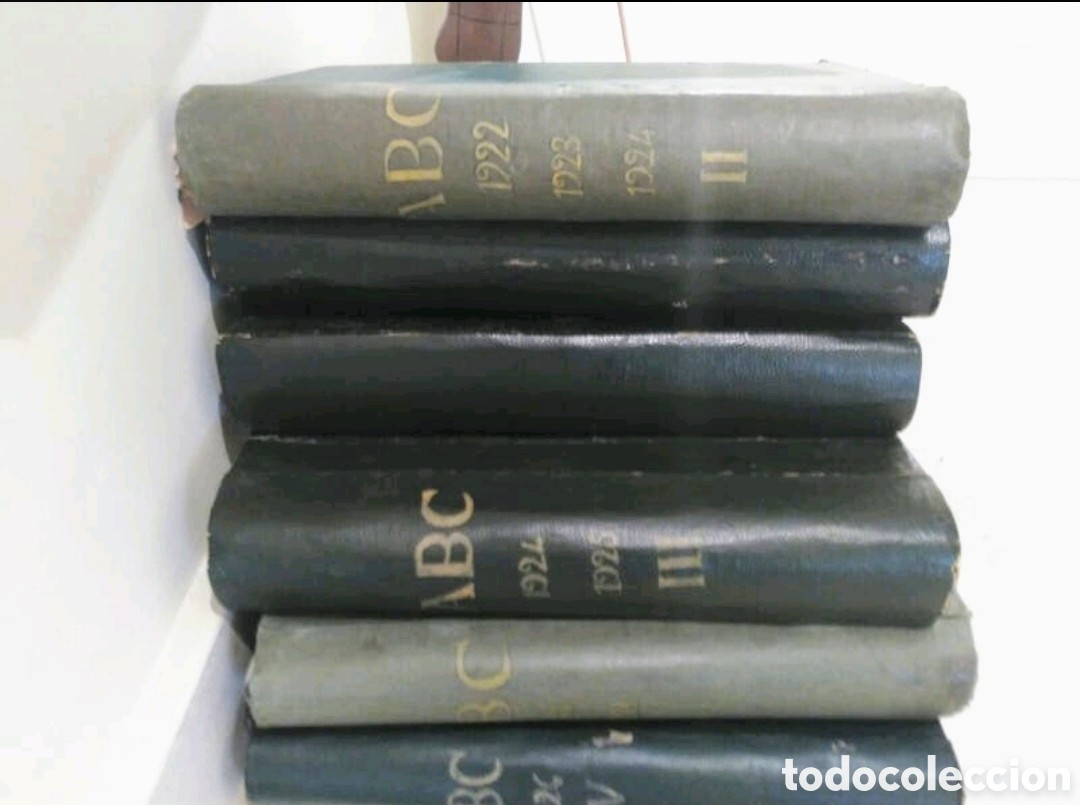 Coleccionismo de Revistas y Peri&oacute;dicos: ABC a&ntilde;os 1921 al 1936 en tomos