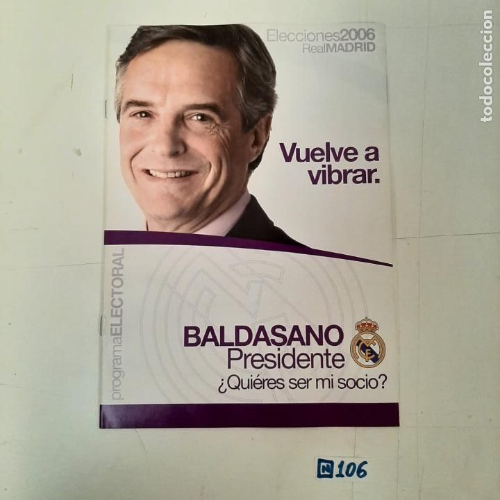 Coleccionismo de Revistas y Peri&oacute;dicos: Elecciones 2006 Real Madrid