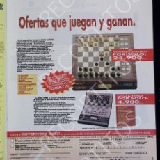 Coleccionismo de Revistas y Periódicos: ANUNCIO NOVAG AJEDREZ ELECTRONICO