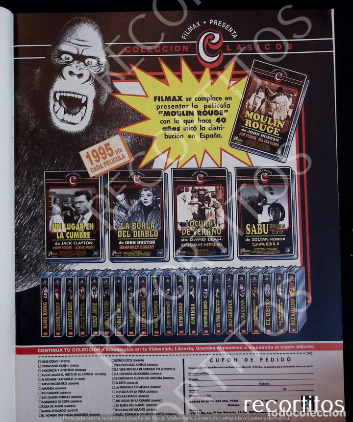 Coleccionismo de Revistas y Peri&oacute;dicos: ANUNCIO KING KONG MOULIN ROUGE MARIA FELIX ZSA ZSA GABOR MEL FERRER