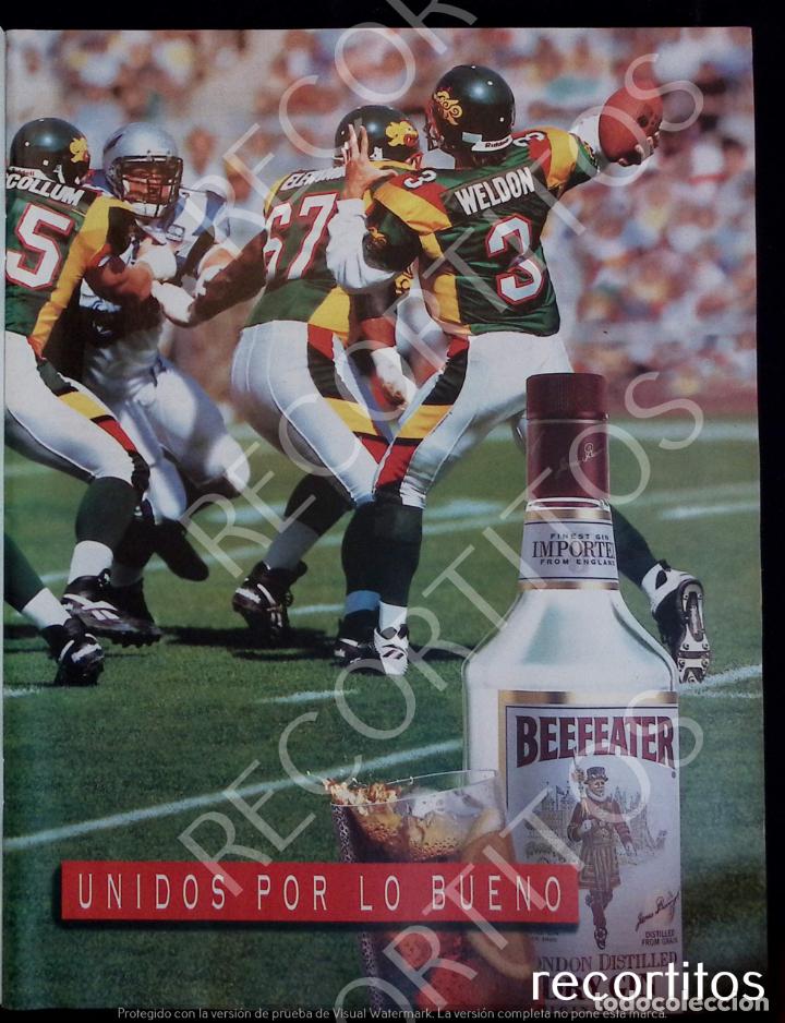 Coleccionismo de revistas y peri&oacute;dicos: BEEFEATER GIN GINEBRA ANUNCIO PUBLICIDAD