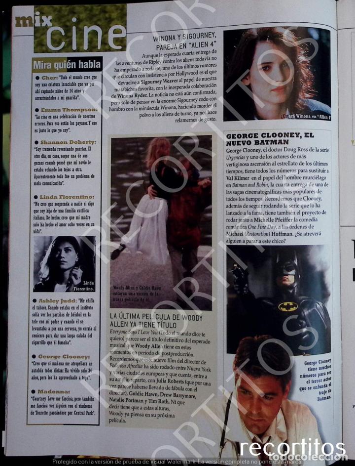 Coleccionismo de Revistas y Peri&oacute;dicos: WINONA RYDER LINDA FIORENTINO GEORGE CLOONEY MICHAEL KEATON GOLDIE HAWN WOODY ALLEN