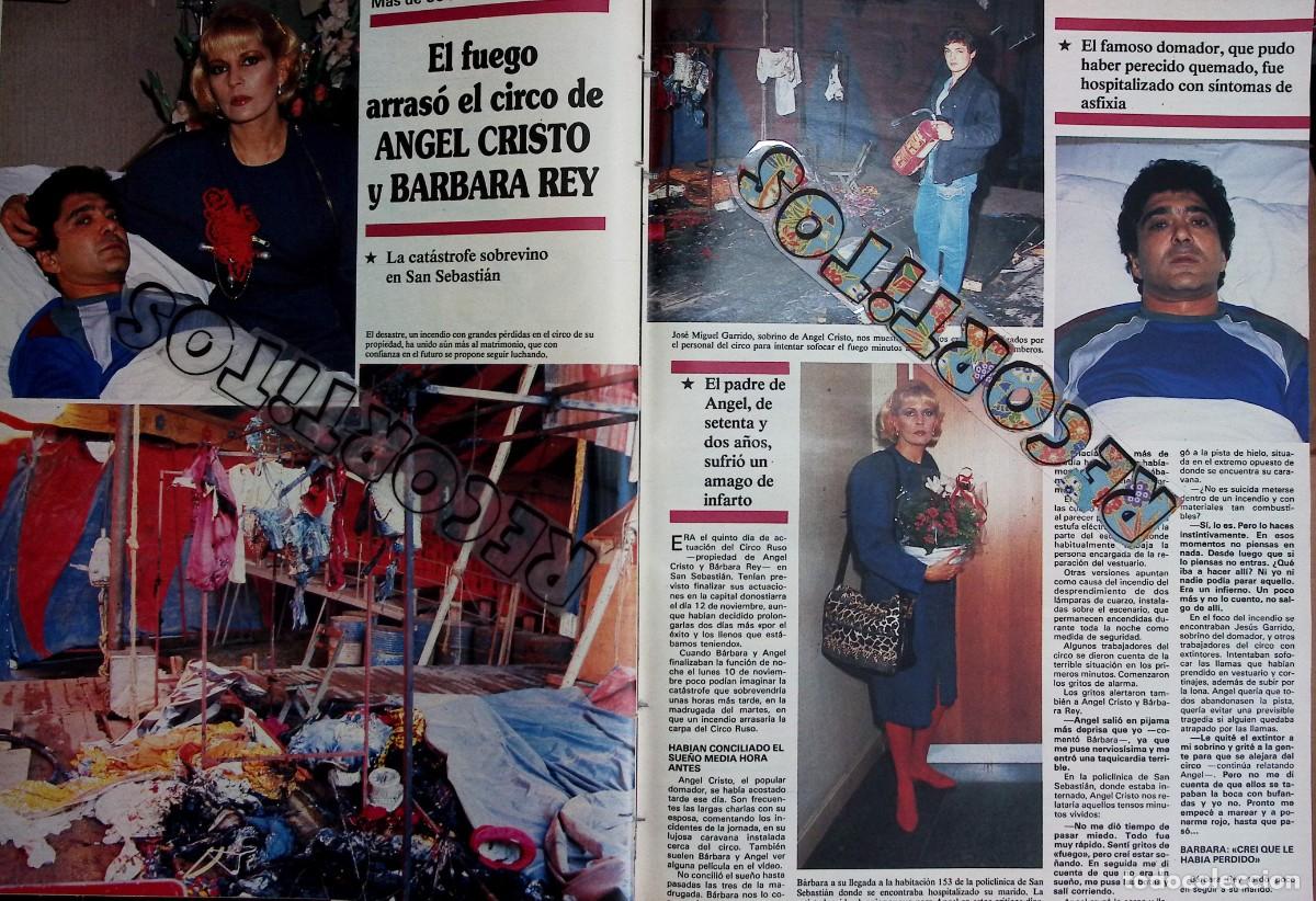 Coleccionismo de Revistas y Peri&oacute;dicos: barbara rey angel cristo incendio en el circo