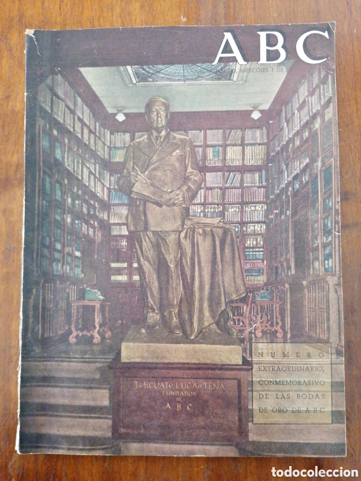Coleccionismo de Revistas y Peri&oacute;dicos: ABC, MADRID, 1 JUNIO 1955, N.&ordm; EXTRAORDINARIO BODAS DE ORO, COMO EN UN SUE&Ntilde;O, AZOR&Iacute;N, EAGLE