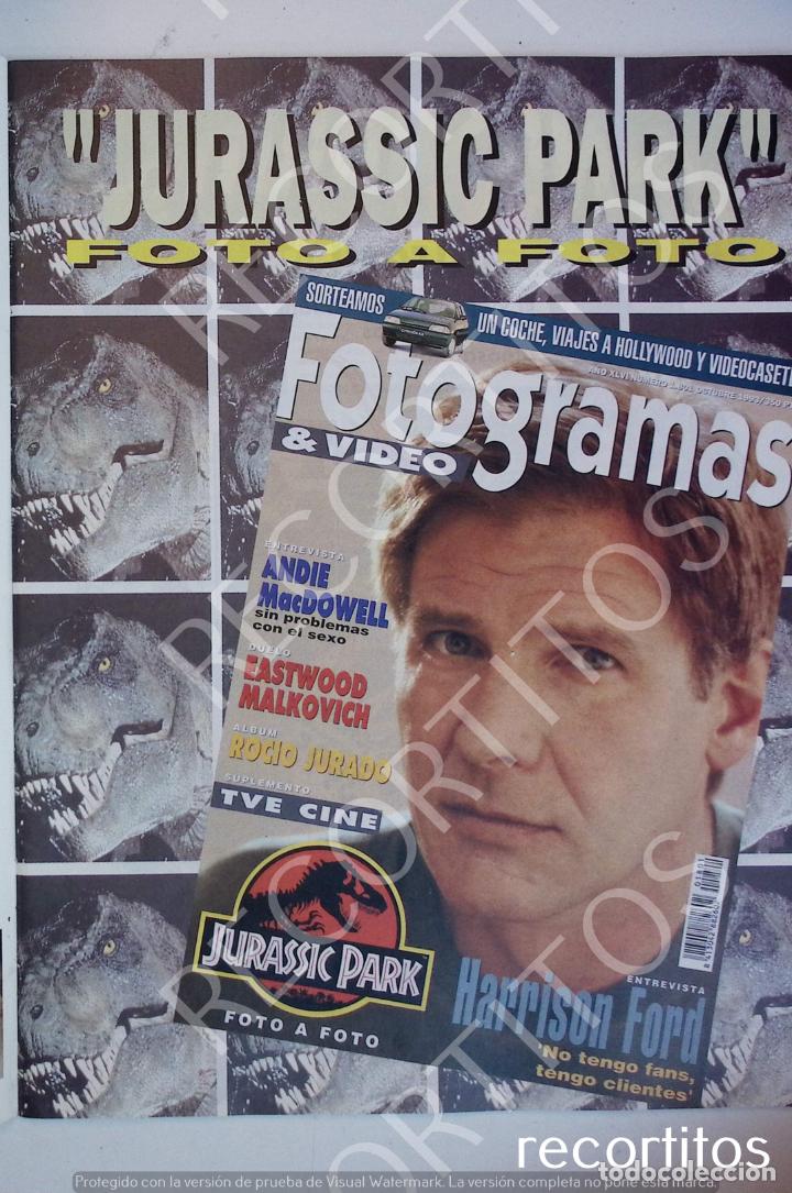 Coleccionismo de Revistas y Peri&oacute;dicos: anuncio harrison ford jurassic park