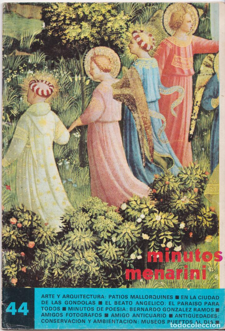 Coleccionismo de revistas y peri&oacute;dicos: REVISTA MINUTOS MENARINI - A&Ntilde;O V N&ordm;44 -1971 - (PATIOS MALLORQUINES)