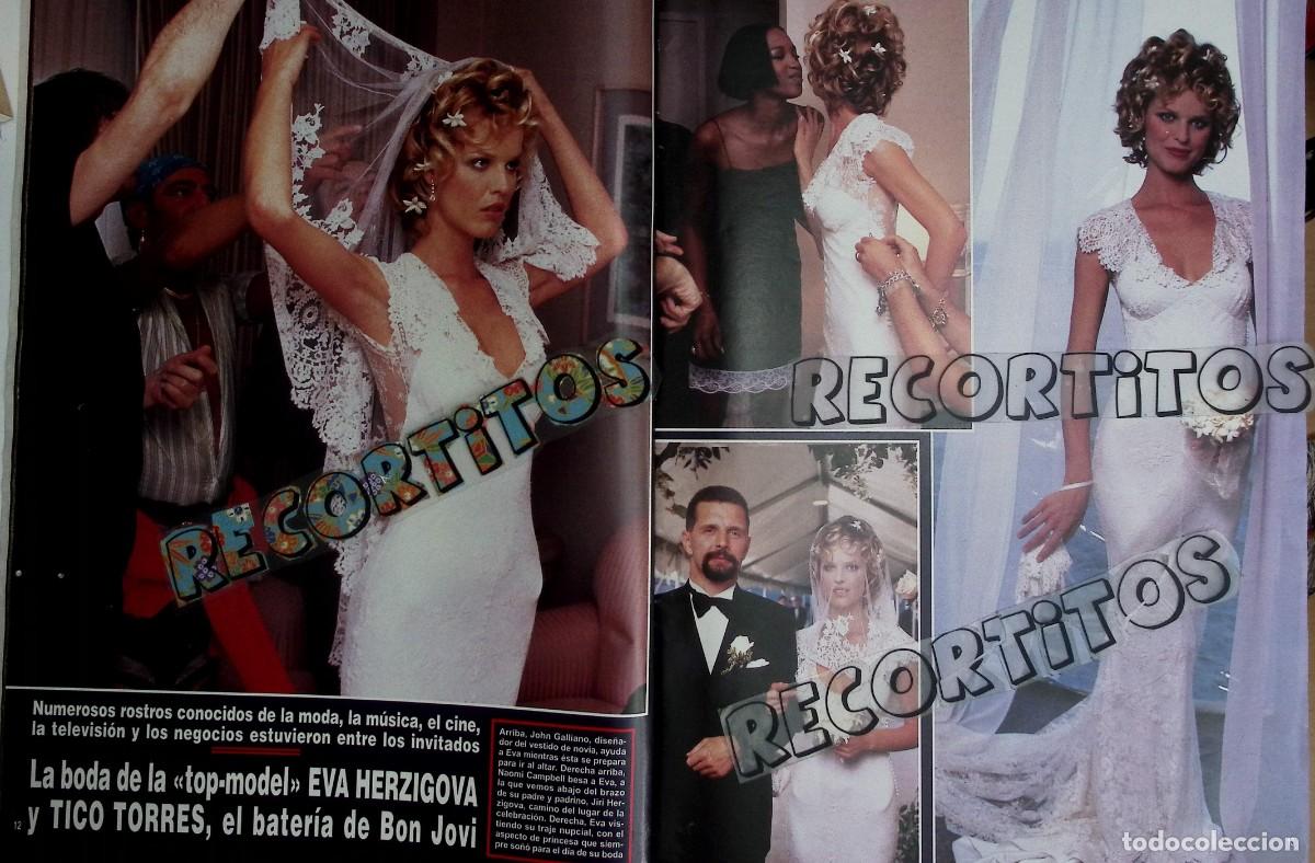 Coleccionismo de revistas y peri&oacute;dicos: eva herzigova bon jovi john galiano valeria maza heather locklear helena cristensen