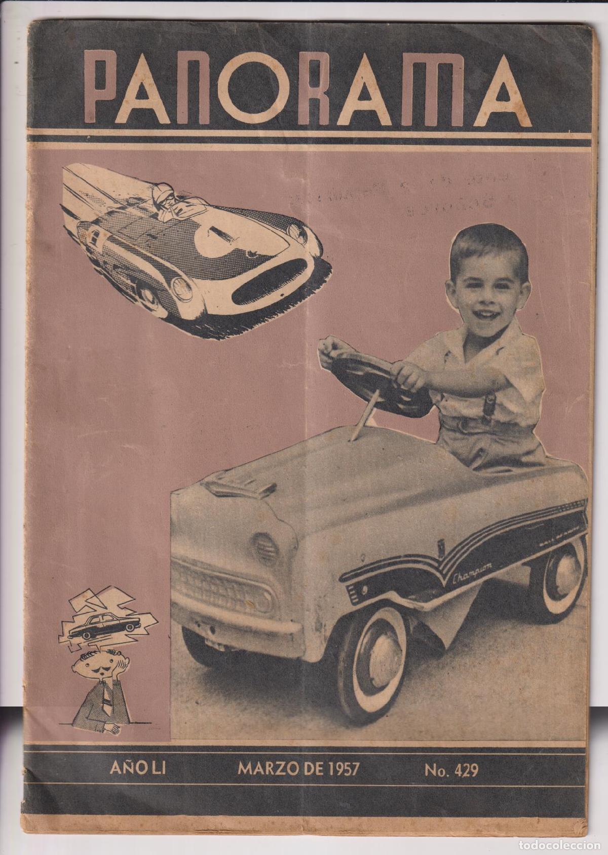 Coleccionismo de Revistas y Peri&oacute;dicos: Revista Panorama n&ordm; 429. M&eacute;xico, Marzo de 1957. (28x20) 32 p&aacute;ginas