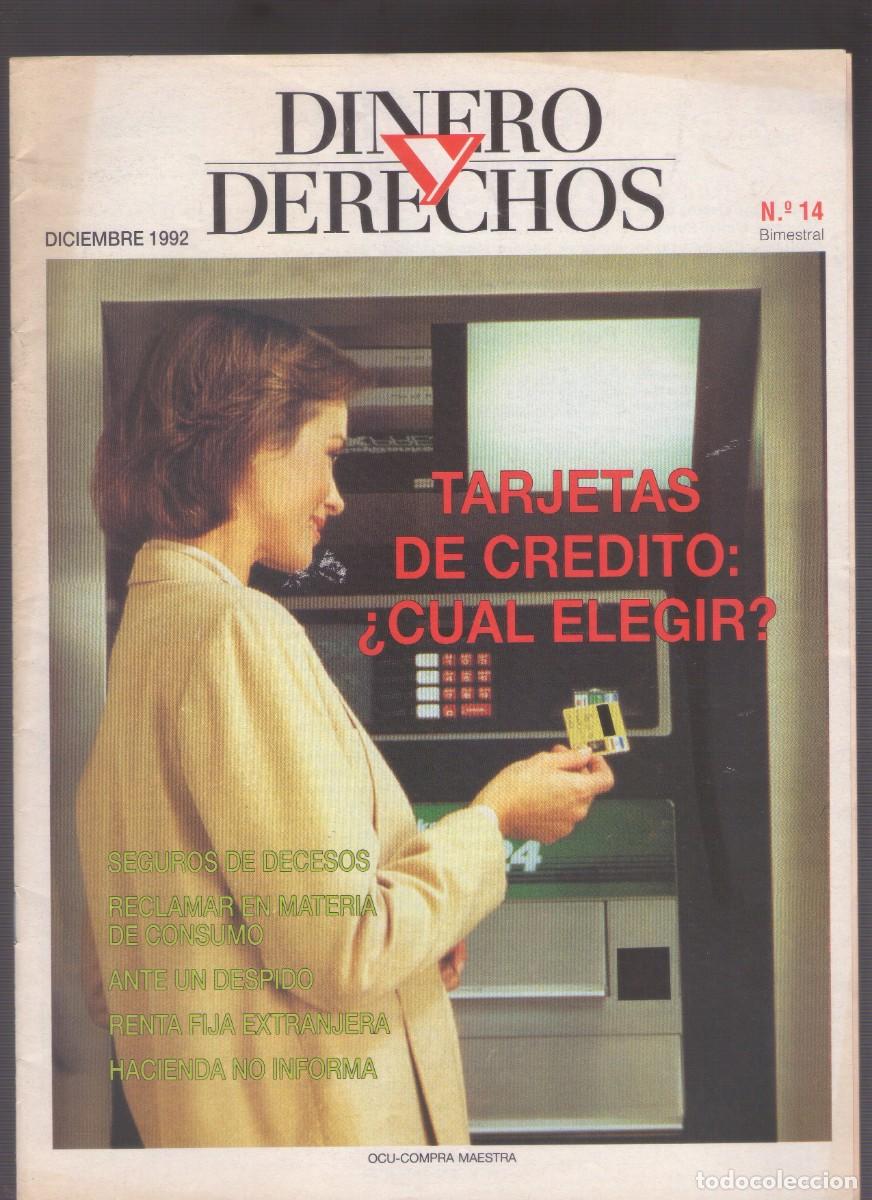 Collezionismo di Riviste e Giornali: Dinero y Derechos. OCU-Compra Maestra N&ordm; 14 - Tarjetas de cr&eacute;dito: &iquest;cu&aacute;l elegir? - Diciembre 1994