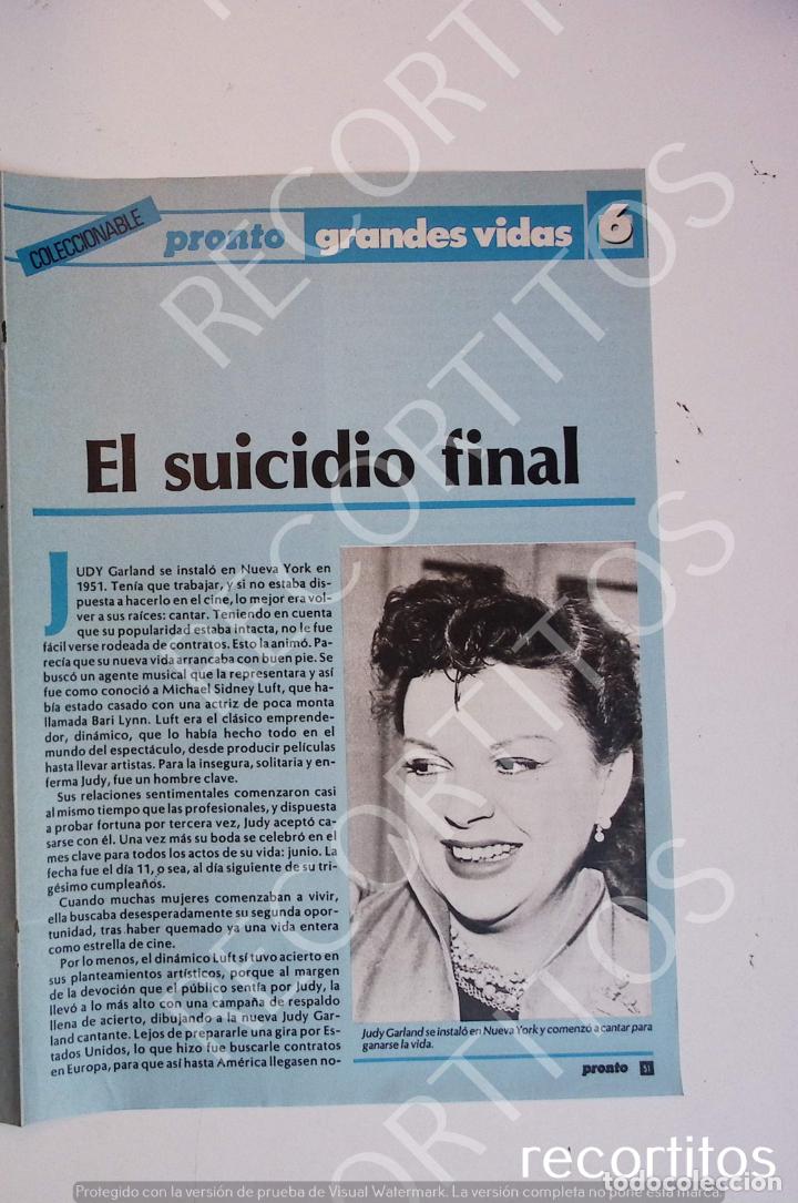 Coleccionismo de Revistas y Peri&oacute;dicos: JUDY GARLAND GRANDES VIDAS CAPITULO 6