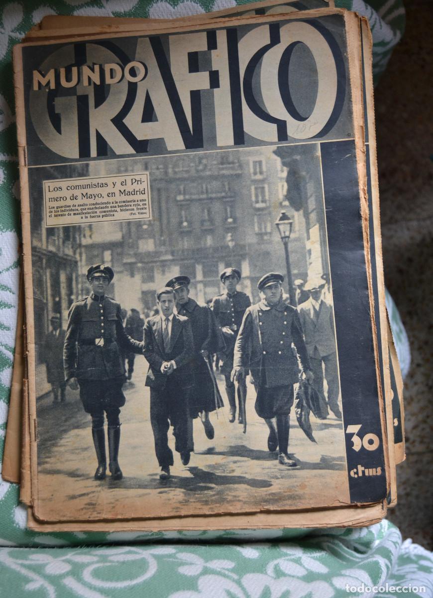 Coleccionismo de Revistas y Peri&oacute;dicos: MUNDO GR&Aacute;FICO: n&ordm; 1070 (4-5-32) &ldquo;Los comunistas y el Primero de Mayo, en Madrid&rdquo;