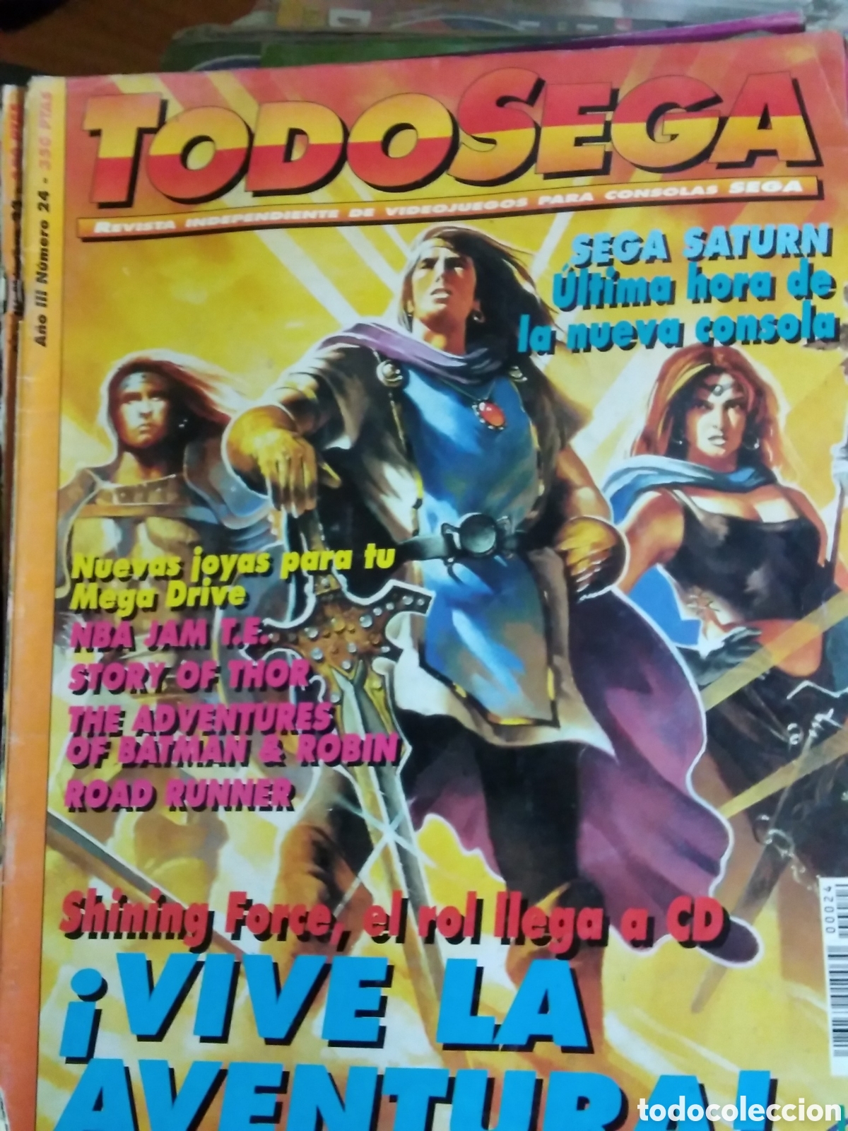 Coleccionismo de revistas y peri&oacute;dicos: Todo sega revista consolas n&uacute;mero 24