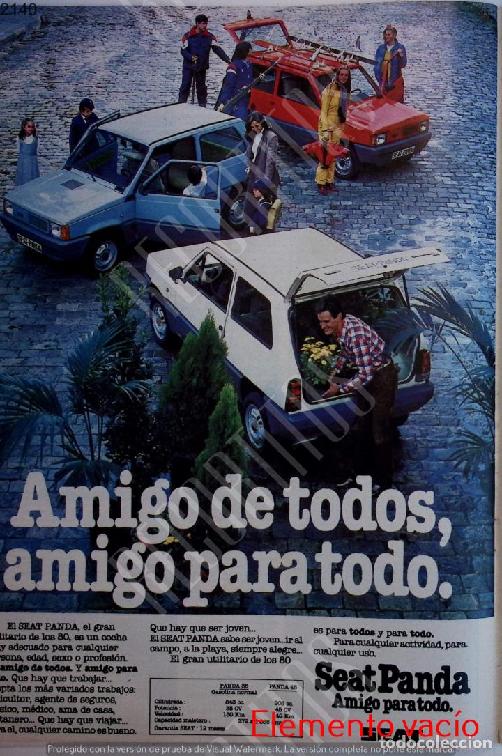 Coleccionismo de revistas y peri&oacute;dicos: ANUNCIO SEAT PANDA