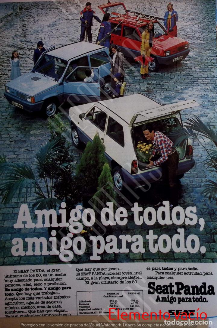 Coleccionismo de revistas y peri&oacute;dicos: ANUNCIO SEAT PANDA