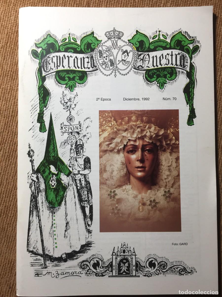 Collezionismo di Riviste e Giornali: SEMANA SANTA SEVILLA BOLETIN HERMANDAD DE LA MACARENA. DICIEMBRE 1992 ESPERANZA NUESTRA