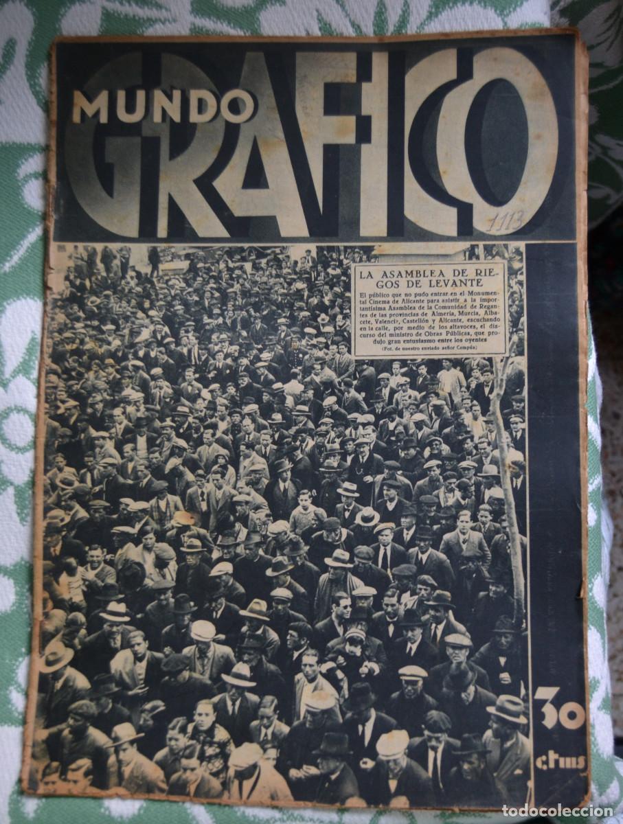 Coleccionismo de Revistas y Peri&oacute;dicos: MUNDO GR&Aacute;FICO n&ordm; 1113 (1-3-1933) &ldquo;De la escuela de criminolog&iacute;a al instituto de estudios penales&rdquo;
