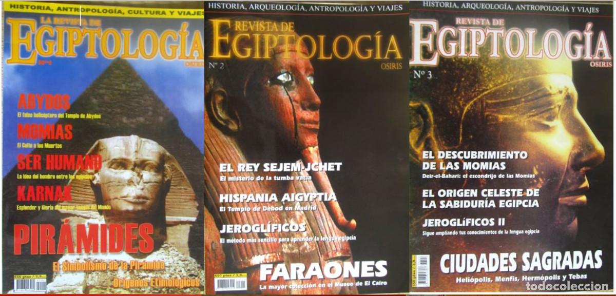 Coleccionismo de Revistas y Peri&oacute;dicos: Lote Revistas Egiptologia Arqueologia Historia