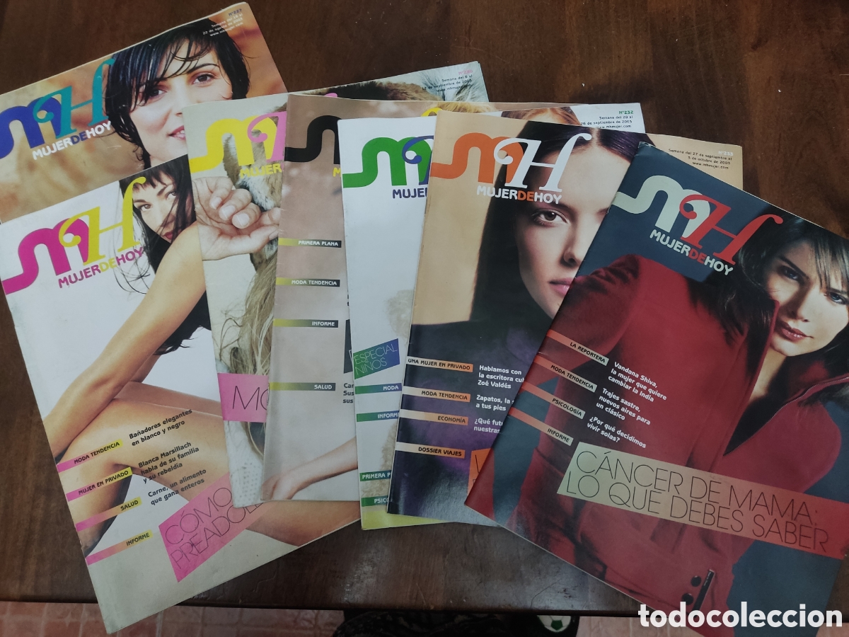 Coleccionismo de revistas y peri&oacute;dicos: Lote 7 Revistas MH. &rdquo;Mujer de Hoy&rdquo;. 2003