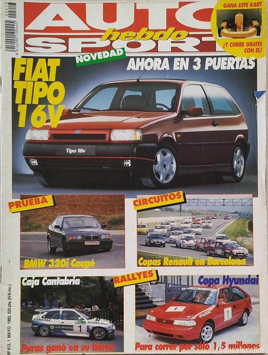 Coleccionismo de Revistas y Peri&oacute;dicos: REVISTA AUTO HEDBO SPORT 413 - FIAT TIPO - BMW 320i COUPE